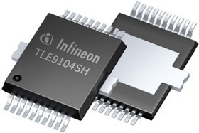 TLE9104SHXUMA1, TLE9104SHXUMA1, QuadLow Side, Powertrain Switch Power Switch IC TLE9104SHXUMA1, TLE9104SHXUMA1, QuadLow Side, Powertrain Switch Power Switch IC