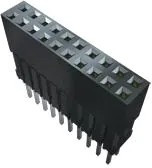 ESQ-103-44-G-S, PC / 104 Connectors Elevated Socket Strip, 0.100" Pitch