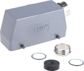 10113000+12954500, H-B Heavy Duty Power Connector Hood, 108 Contacts, PG21 Thread