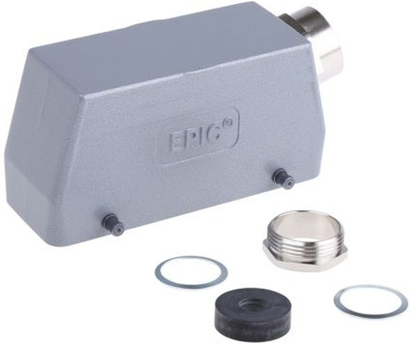 10113000+12954500, H-B Heavy Duty Power Connector Hood, 108 Contacts, PG21 Thread 10113000+12954500, H-B Heavy Duty Power Connector Hood, 108 Contacts, PG21 Thread