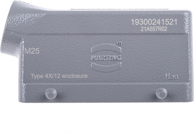 19300241521, Han B Heavy Duty Power Connector Hood, M25 Thread