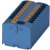 Distribution block, push-in connection, 0.14-4.0 mm², 19 pole, 24 A, 6 kV, blue, 3273376 Distribution block, push-in connection, 0.14-4.0 mm², 19 pole, 24 A, 6 kV, blue, 3273376