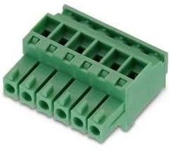 691363110006, Pluggable Terminal Blocks WR-TBL 300VAC 10A 6P Straight 28-16AWG