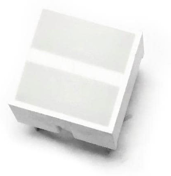 HLMP-2800, Светодиодный модуль 2хLEDх8,89х3,81мм/ зеленый/ 572нм/5-25мкд/белый матовый