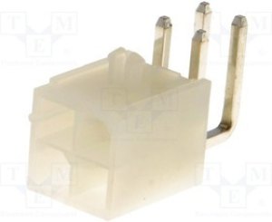 MF42-RP-04, Гнездо, провод-плата, "папа", MF42, 4,2мм, PIN: 4, THT, 7А, луженые