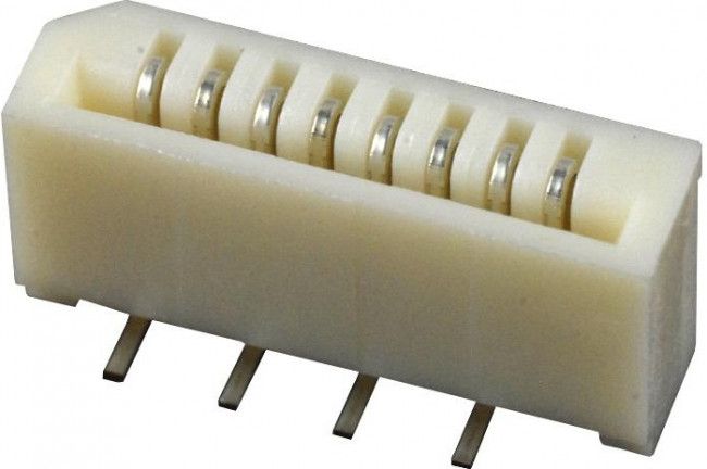 52808-0770, Easy-On, 52808 1mm Pitch 7 Way Straight Female FPC Connector, Non-ZIF 52808-0770, Easy-On, 52808 1mm Pitch 7 Way Straight Female FPC Connector, Non-ZIF