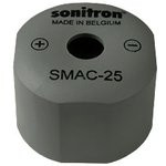 SMAC-25-P15, 25 мм, Пьезоизлучатель с генератором SMAC-25-P15, 25 мм, Пьезоизлучатель с генератором