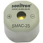 SMAC-25-P15, 25 мм, Пьезоизлучатель с генератором SMAC-25-P15, 25 мм, Пьезоизлучатель с генератором