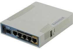 MikroTik RB962UiGS-5HacT2HnT Беспроводной маршрутизатор hAP ac 2.4+5ГГц, 802.11a/b/g/n/ac, 5x Ethernet 1G, 1x SFP