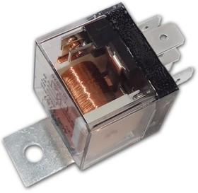 406.3787, Реле электромагнитное 12V 5-ти контактное 40/30А переключ.со светодиодом прозрачный корпус ЭНЕРГОМАШ