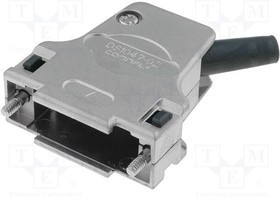 DS1047-02-15M2AS, Корпус для разъемов D-Sub, D-Sub HD 26pin,D-sub 15pin, UNC4-40