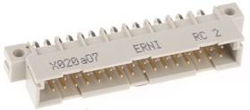 384265 / 384265-E, PRESS 32 Way 2.54mm Pitch, Type B/2 Class C1, C2, 2 Row, Right Angle DIN 41612 Connector, Plug 384265 / 384265-E, PRESS 32 Way 2.54mm Pitch, Type B/2 Class C1, C2, 2 Row, Right Angle DIN 41612 Connector, Plug
