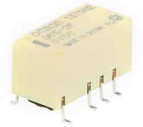 G6S-2F DC5, G6S-2F 5DC -OMRON - Сигнальное реле, 5 В DC, DPDT, 2 А, Серия G6S, SMD (Поверхностный Монтаж), Без З G6S-2F DC5, G6S-2F 5DC -OMRON - Сигнальное реле, 5 В DC, DPDT, 2 А, Серия G6S, SMD (Поверхностный Монтаж), Без З