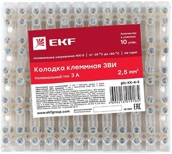 plc-KK-4-3, Клеммник 4х3