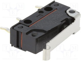 D2SW-P2L3D, Микропереключатель SNAP ACTION, с рычагом с имитацией ролика