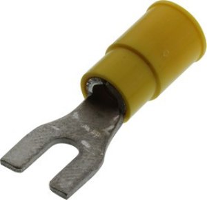 19144-0037, Клемма типа вилка / ножевая, InsulKrimp 19144, 12AWG до 10AWG, 6 мм², M3.5, #6