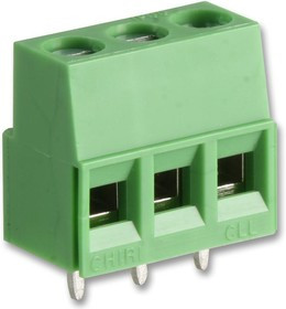 CTB.0108/3, Клеммная колодка типа провод к плате, 5.08 мм, 30 AWG, 12 AWG