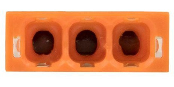 Клемма строительно-монтажная СМК 2273-243 3-проводная 0.5-2.5кв.мм с пастой (блист.5шт) PROxima EKF plc-smk-2273-243b