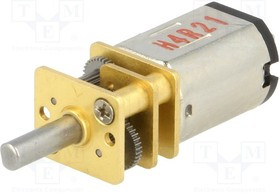 POLOLU-3050, Двигатель: DC, с редуктором, HPCB 12V, 12ВDC, 750мА, Ось: D профиль