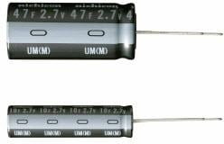 JUMT1476MHD, Cap Supercap 47F 2.7V 20% (18 X 40mm) Radial 7.5mm 0.1 Ohm 1000h 70°C Bulk Automotive