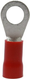 Кольцевой изолированный наконечник ROV-808 с ПВХ манжетой 6.6...10.5мм2/М8/ Красный/6500808