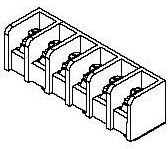 38660-8808, Barrier Terminal Blocks S/R barr.500 8ckt PC term SEM no ends 38660-8808, Barrier Terminal Blocks S/R barr.500 8ckt PC term SEM no ends