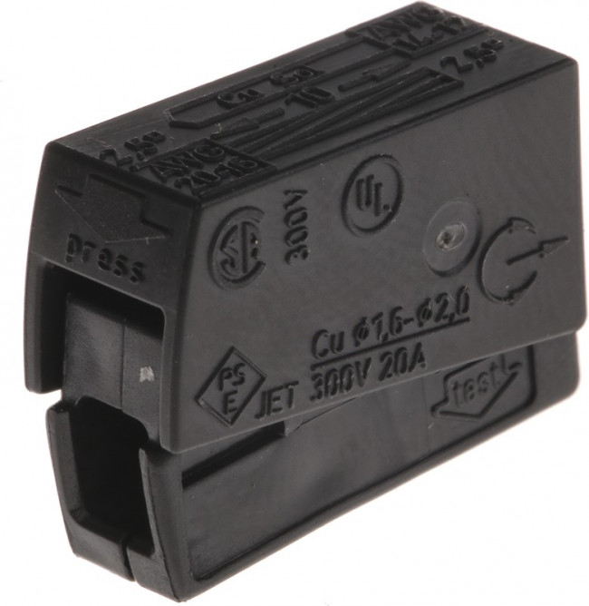 224-104, Стандартная клеммная колодка, черный, 224 Series, 1 контакт(-ов), Клеммная Колодка, Стандартная 224-104, Стандартная клеммная колодка, черный, 224 Series, 1 контакт(-ов), Клеммная Колодка, Стандартная