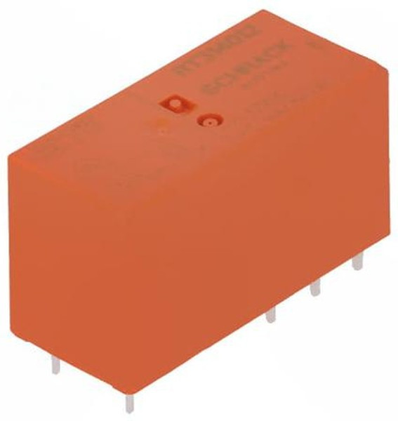 9-1393239-5 (RT314012), Реле 1 переключ. 12VDC, 16A/250VAC SPDT