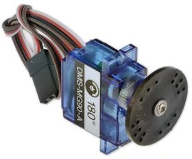 DF-SER0047, Двигатель: сервомеханизм; 4,8-6ВDC; micro; аналоговый; 9г; металл
