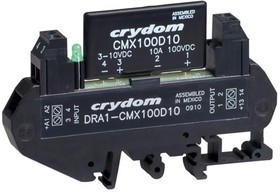 DRA1-CMX200D3, Solid State Relays - Industrial Mount DIN Mt 200 VDC/3A out 3-10 VDC input