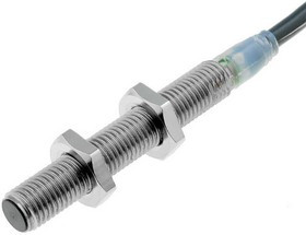 E2AS08LS02WPB1, Датчик: индуктивный, Конф.выхода: PNP / NO, 0-2мм, 12-24ВDC, М8