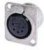 Neutrik NC5FD-L-1 панельный разъем XLR female 5 контактов