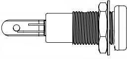 35FM3S, Phone Connectors 3.5MM JACK ASSM FRONT PANEL MOUNT
