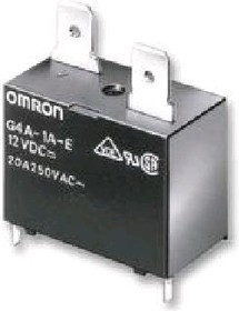 G4A1AE12DC, Реле 1 замык. 12VDC, 20A/250VAC SPST-NO