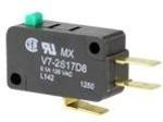 V7-2S17D8, Basic / Snap Action Switches VBASIC SW SPDT 100mA 125VAC PinPlung ACTR