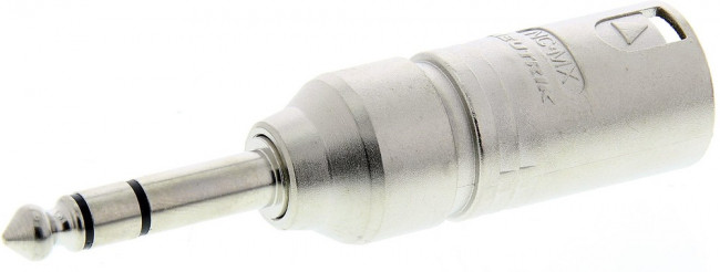 NA3MP, XLR Connectors 3P M XLR 1/4 STR PLG ADAPTER PRE-WIRED