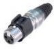 NC3FX-HD, XLR Connectors 3P FEMALE HEAVY DUTY