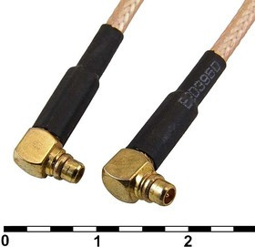 MMCX-JW3/MMCX- JW3-RG316-30, Разъём высокочастотный ммCX-JW3/ ммCX-JW3-RG316-30, угловой