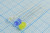 Светодиод 3 x 4, голубой, 500 мкд, цвет линзы: голубой прозрасный, SL-309SBTDX-06G