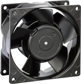 3650, AC Axial Fan, серия 3000, IP20, 230V, Square, 92 мм, 38 мм, Скольжения, 44.1 фут³/мин