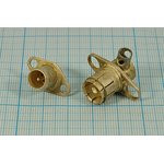 Штекер TV, на панель, 2отверстия+Гнездо TV, на кабель, угловой, 2отверстия, [СР]