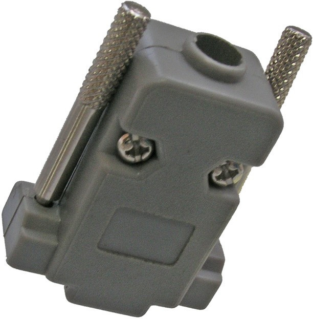 DPT-9C, корпус для D-SUB 9pin с удлиненным винтом (158-09PGT)