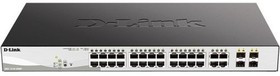 D-Link DGS-1210-28MP/F4A Настраиваемый L2 коммутатор с 24 портами 10/100/1000Base-T и 4 комбо-портами 100/1000Base-T/SFP (24 порта PoE 802.3 D-Link DGS-1210-28MP/F4A Настраиваемый L2 коммутатор с 24 портами 10/100/1000Base-T и 4 комбо-портами 100/1000Base-T/SFP (24 порта PoE 802.3