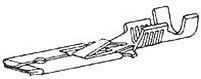 160859-6, Terminals TAB 6.35 x 0.81 mm 160859-6, Terminals TAB 6.35 x 0.81 mm