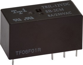 TRIL-5VDC-SD-2CM-R (TRIL-5VDC-SB-2CM-R), Реле 2пер. 5V / 8A, 250VAC