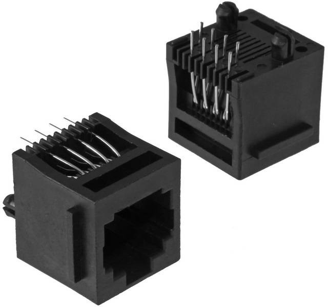 TJ3-8P8C, (TJ3-8P8C), Разъем на плату 8P8C, тип 3