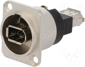 CP30117, Переходник разъема, IEEE-1394 Firewire, 4 вывод(-ов), Гнездо, IEEE-1394 FireWire, 4 вывод(-ов)