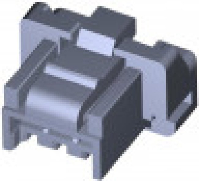 5024390300, Conn Housing PL 3 POS 2mm Crimp ST Cable Mount White Bag
