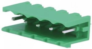 MSTBV 2.5/ 5-G, Conn Shrouded Header (2 Sides) HDR 5 POS 5mm Solder ST Top Entry Thru-Hole