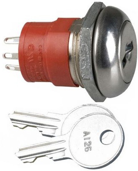 Y208122A203NQ, Keylock Switches Switchlock Dpdt Sld Lug Hole 4A